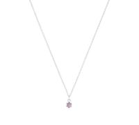 Prinzessin Lillifee Kette mit Anhänger 925 Sterling Silber Mädchen Kinder Halsschmuck, mit Zirkonia synth., 35+3 cm, Silber, Januar, Kommt in Schmuck Geschenk Box, 2038718