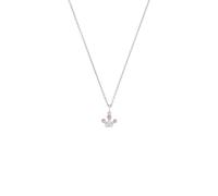 Prinzessin Lillifee Kette mit Anhänger 925 Sterling Silber Mädchen Kinder Halsschmuck, mit Glas, 35+3 cm, Silber, Krone, Kommt in Schmuck Geschenk Box, 2036938