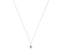 Prinzessin Lillifee Kette mit Anhänger 925 Sterling Silber Mädchen Kinder Halsschmuck, mit Zirkonia synth., 35+3 cm, Silber, Januar, Kommt in Schmuck Geschenk Box, 2038718