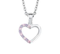 Prinzessin Lillifee 925 Sterling Silber Mädchen Kinder Schmuck, mit Zirkonia synth., Lila, Herz, Kommt in Schmuck Geschenk Box