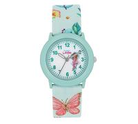 Prinzessin Lillifee Armbanduhr Mädchen Kinder Quarzuhr Analog, mit Textil Armband, Rosa, 3 bar Wasserdicht, Kommt in Uhren Geschenk Box, 2037724