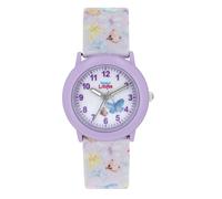 Prinzessin Lillifee Mädchen Armbanduhr 2037731 Textilband Schmetterlinge lila