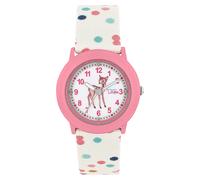 Prinzessin Lillifee Armbanduhr Mädchen Kinder Quarzuhr Analog, mit Textil Armband, Rosa, 3 bar Wasserdicht, Kommt in Uhren Geschenk Box, 2038624