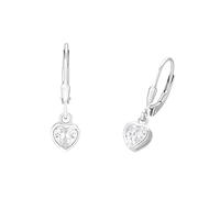 Prinzessin Lillifee Ohrhänger 925er Silber weiß Damen