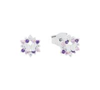 Prinzessin Lillifee Ohrstecker Schmetterling 925 Sterling Silber mit Zirkonia Lila 0,7 cm Damen