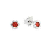 Ohrstecker Mädchen, Rot, onesize, Geburtsstein, 4 mm, Rot 2038730