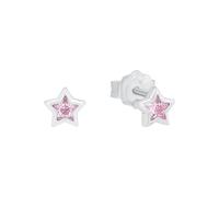 Prinzessin Lillifee Ohrstecker 925 Sterling Silber Mädchen Kinder Ohrschmuck, mit Zirkonia synth., Rosa, Kommt in Schmuck Geschenk Box