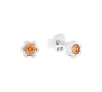 Prinzessin Lillifee Ohrstecker 925 Sterling Silber Mädchen Kinder Ohrschmuck, mit Zirkonia synth., 0,4 cm, Silber, Januar, Kommt in Schmuck Geschenk Box, 2038730
