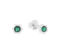 Ohrstecker Mädchen, Grün, onesize, Geburtsstein, 4 mm, Rot 2038734