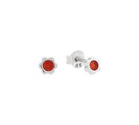 Ohrstecker Mädchen, Rot, onesize, Geburtsstein, 4 mm, Rot 2038730