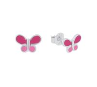 Prinzessin Lillifee Ohrstecker 925 Sterling Silber Mädchen Kinder Ohrschmuck, 0,6 cm, Silber, Schmetterling, Kommt in Schmuck Geschenk Box, 2037947
