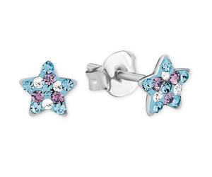 Prinzessin Lillifee Ohrstecker Stern - Silber Blau