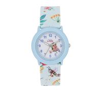 Prinzessin Lillifee Mädchen Armbanduhr 2037726 Textilband Tier- und Naturmotive hellblau