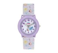 Prinzessin Lillifee Mädchen Armbanduhr 2037731 Textilband Schmetterlinge lila