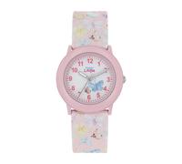 Prinzessin Lillifee Armbanduhr Mädchen Kinder Quarzuhr Analog, mit Textil Armband, Rosa, 3 bar Wasserdicht, Kommt in Uhren Geschenk Box, 2037730