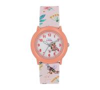 Prinzessin Lillifee Mädchen Armbanduhr 2037725 Textilband Tier- und Naturmotive orange