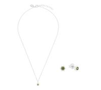 Prinzessin Lillifee Set 925 Sterling Silber Mädchen Kinder Multisets, mit Zirkonia synth., 35+3/0,4 cm, Silber, Januar, Kommt in Schmuck Geschenk Box, 2040133