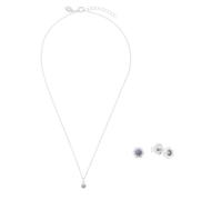 Prinzessin Lillifee Set 925 Sterling Silber Mädchen Kinder Multisets, mit Zirkonia synth., 35+3/0,4 cm, Silber, Januar, Kommt in Schmuck Geschenk Box, 2040133