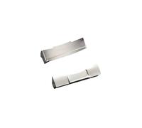 Pririo Endlinks für Rolex Armband für Submariner 20mm usw. Gummi Leder Band Nahtlose Verbindung End Link Stahl 2 Stück