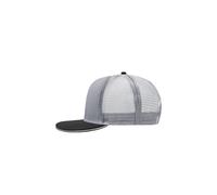 Pro Cap Mesh 6 Panel "MB6635" - myrtle beach Light-Grey/Black