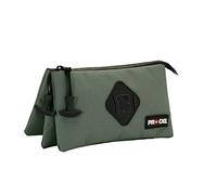 PRO-DG Unisex 04184 Smart Dreifach Federmäppchen Khaki, Braun, Einheitsgröße