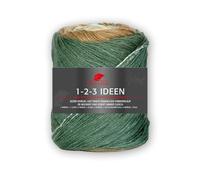 Pro Lana Baumwollgarn 1-2-3 Ideen 100% Baumwolle 100 g 017 Grün/Beige