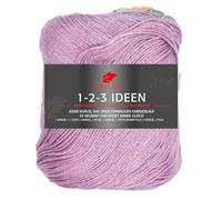 Pro Lana 1-2-3 IDEEN 100 g - Weiches Sommergarn mit frischem einmaligen Farbverlauf, Farbe:034 - hell pastell