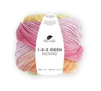 Pro Lana 1-2-3 Ideen Merino 01 - gelb/grün/orange