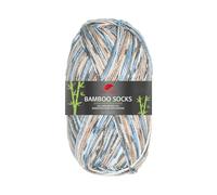 PRO LANA 100g 4-fädig Bamboo Socks II 967 - beige/Jeans Color