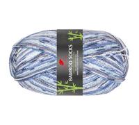 PRO LANA 100g 4-fädig Bamboo Socks II 970 - blau/Jeans Color