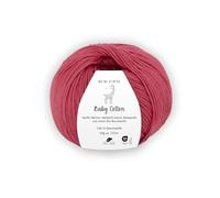 Pro Lana BABY COTTON 50 g 100% Bio-Baumwolle Babywolle speichelecht 155 m, Farbe:039 - beere