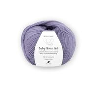 Pro Lana Baby Merino Soft - 25g extrafeine Merinowolle, 100% Schurwolle, 100 m, Nadelstärke 2,5-3,5 mm - Ideal für Babysachen & feine Handarbeiten (44 | pflaume)