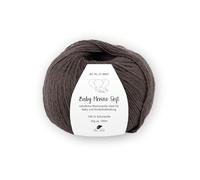 Pro Lana Baby Merino Soft - 25g extrafeine Merinowolle, 100% Schurwolle, 100 m, Nadelstärke 2,5-3,5 mm - Ideal für Babysachen & feine Handarbeiten (11 | dunkelbraun)