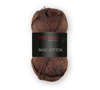 Pro Lana Basic Cotton 50g - Farbwahl (10 - schoko)
