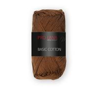 Pro Lana Basic Cotton 50g - Farbwahl (109 - mittelbraun)