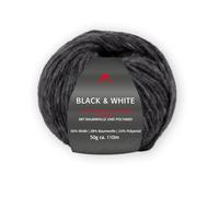 PRO LANA Black & White - Farbe: Anthrazit (98) - 50 g/ca. 110 m Wolle