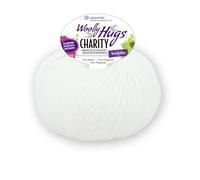 PRO LANA Charity Woolly Hug´S - Farbe: Weiss (01) - 50 g/ca. 100 m Wolle