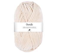 Pro Lana Wolle CHENILLE – 100 g, 110 m, samtig weich & stabil – Farbe 005 Beige