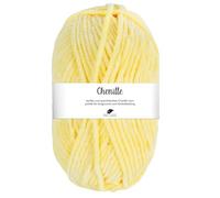 Pro Lana Wolle CHENILLE 100 g 110 m samtig weich und stabil Farbe 021 hellgelb