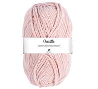 Pro Lana CHENILLE 100 g samtig weiche und stabile Chenille Wolle 110 m, Farbe:023 - puder