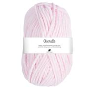 Pro Lana CHENILLE 100 g samtig weiche und stabile Chenille Wolle 110 m, Farbe:031 - rosa