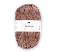 Pro Lana Chenille fine 50 g/100 m NS 5-6 100% Polyester, samtig weiche und stabile Chenille Wolle, Babywolle, Oeko-Tex zertifiziert, schadstofffrei (hellbraun)