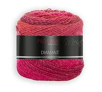 Pro Lana Diamant color 83, harmonische Farberlaufswolle zum Stricken oder Häkeln für Nadelstärke 3,5-4,5 mm