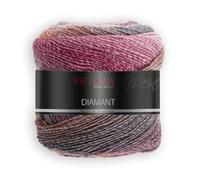 Pro Lana Diamant Farbe 91, Wolle mit Farbverlauf, 1 Knäuel = 1 Schal, 150g, 525m
