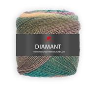 Pro Lana DIAMANT 150 g Farbe 096 – flieder/petrol/vanille