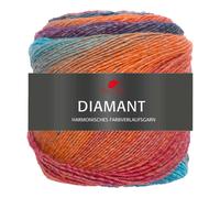 PRO LANA Diamant 150g 98 - türkis/blau/orange