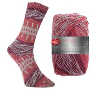 Pro Lana Fjord Socks Farbe 193, Sockenwolle musterbildend, Wolle Norwegermuster zum Stricken, 100g, 400m