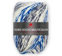 Pro Lana FJORD SOCKS MULTICOLOR 100 g 4-fach Sockenwolle mit einem einzigartigen Fjordmuster 425 m, Farbe:483