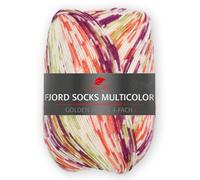 Pro Lana Sockenwolle Fjord Socks Multicolor 4-fach 100 g 425 m mit Fjordmuster Farbe 480