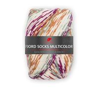 Pro Lana FJORD SOCKS MULTICOLOR 100 g 4-fach Sockenwolle mit einem einzigartigen Fjordmuster 425 m, Farbe:481